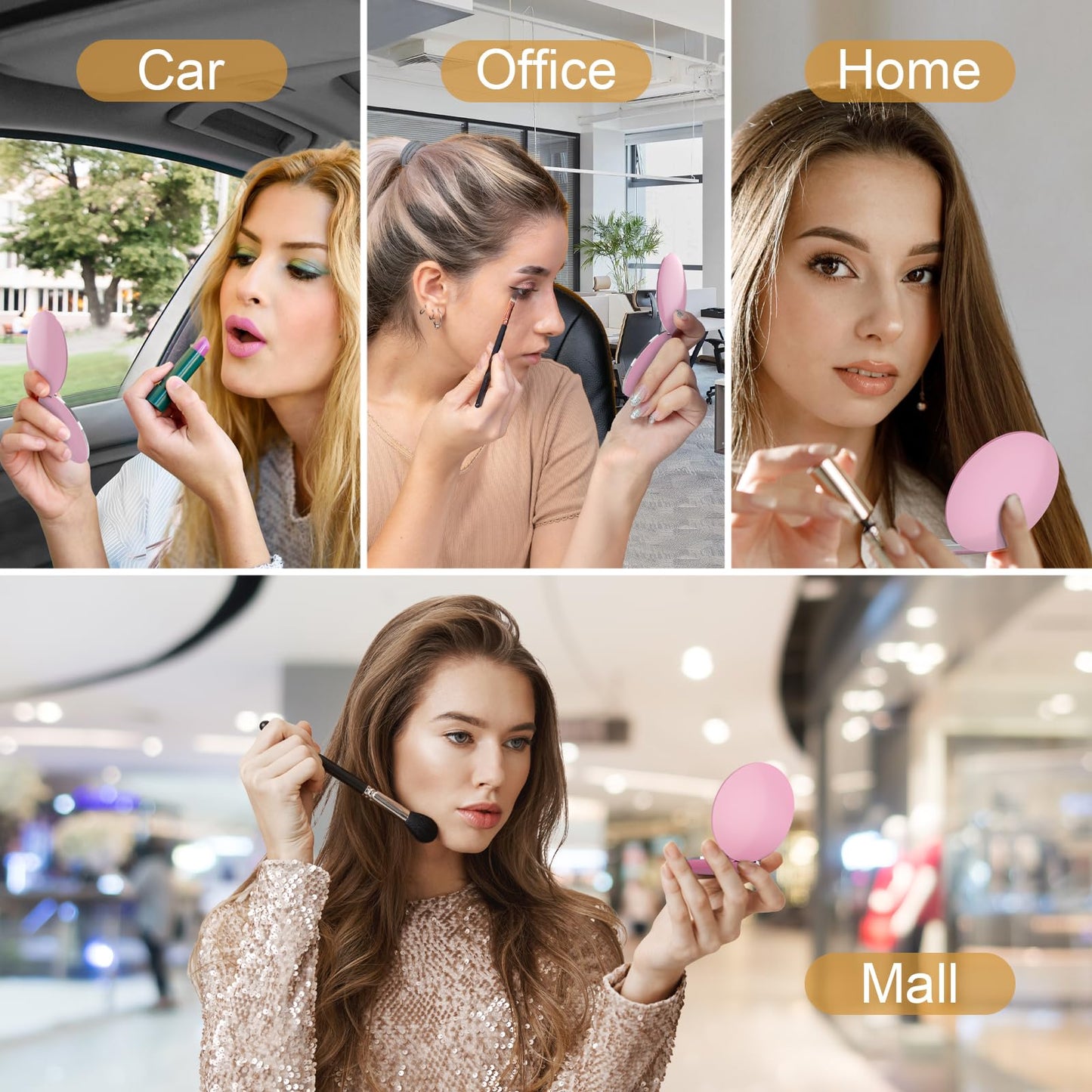 Portable LED Pocket Mirror