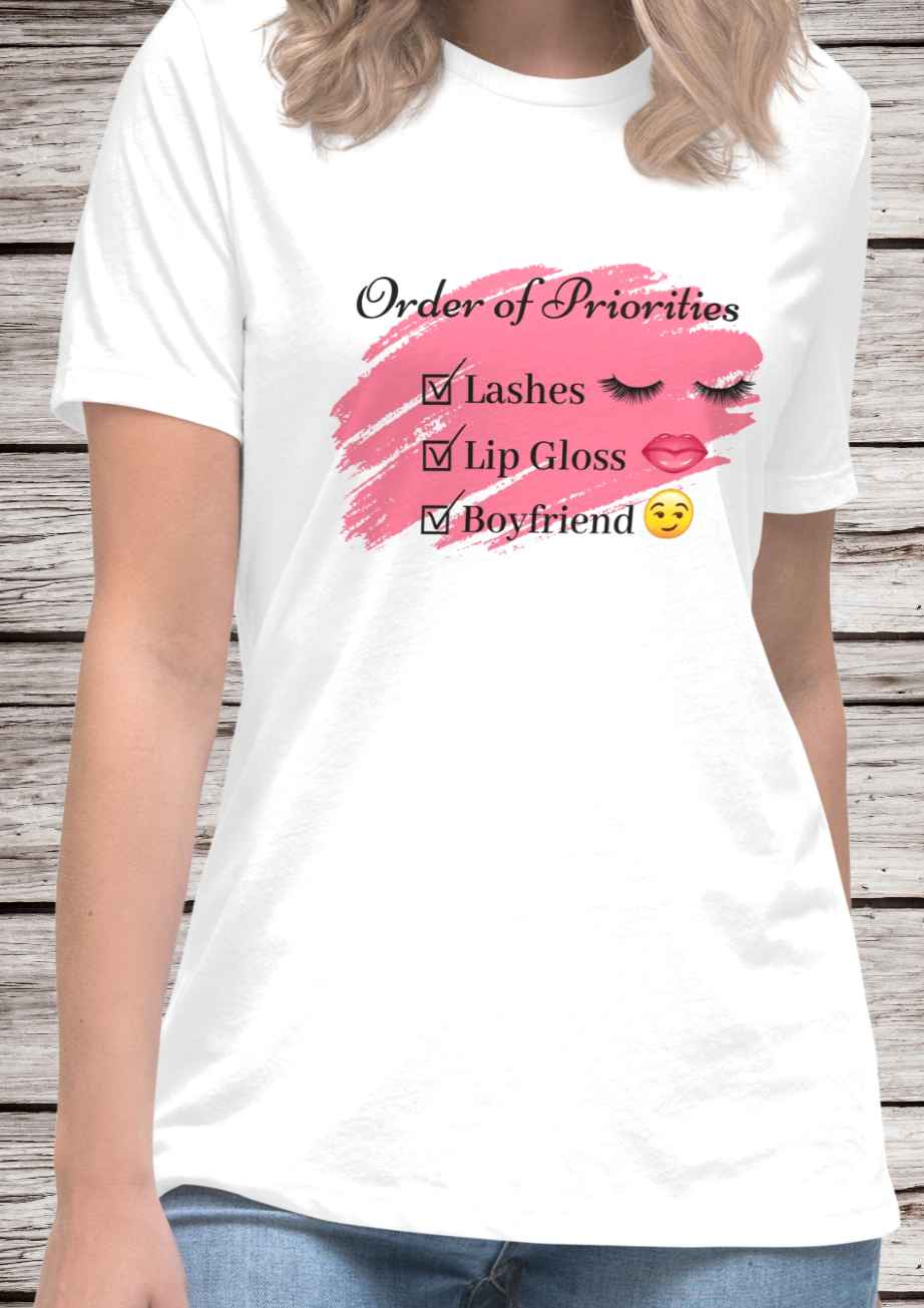 Order of Priorities Tshirt