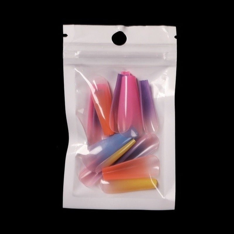 Rainbow Coffin Press-On Nails