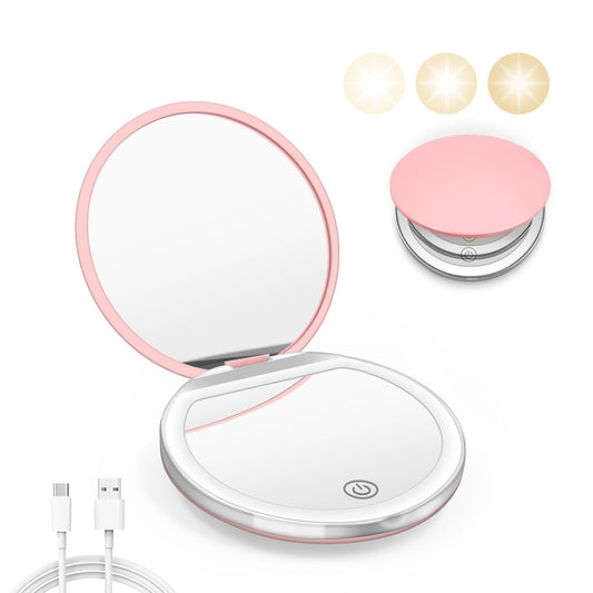 Portable LED Pocket Mirror