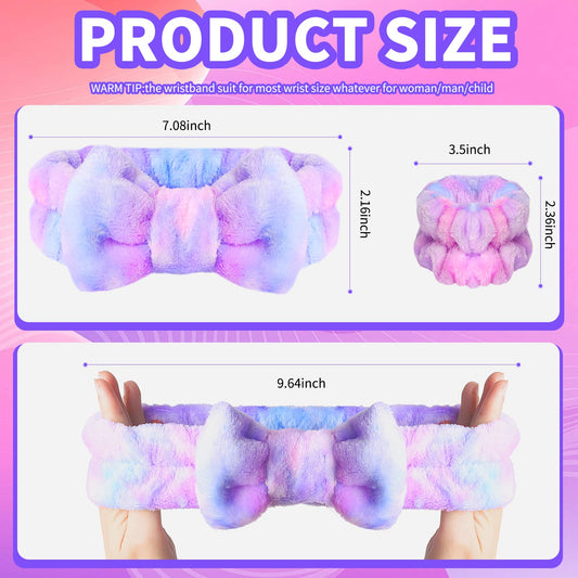 Spa Headband and Matching Wrist Bands